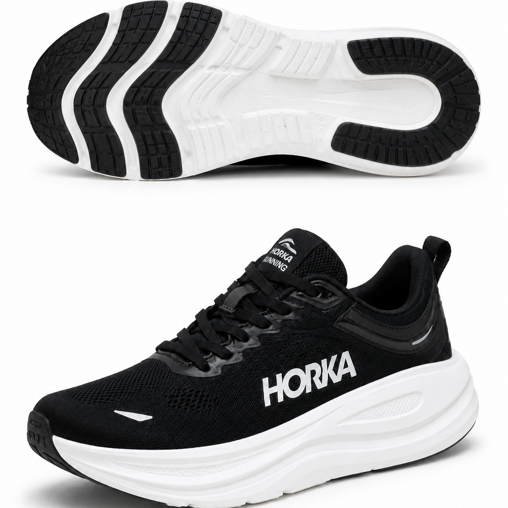 Horka Premium Performance Running Shoes – Black Edition