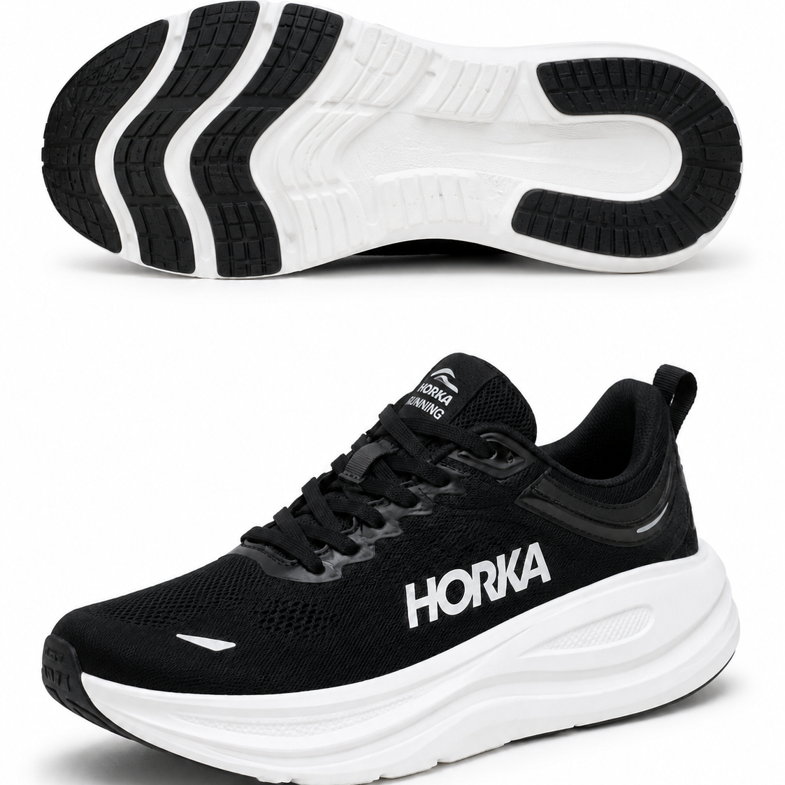 Horka Premium Performance Running Shoes – Black Edition