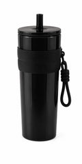 Premium Insulated Tumbler Cup with Straw & Wrist Strap