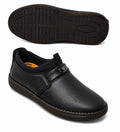 Premium Black Slip-On Casual Shoes for Men | Soft Comfort | Lightweight Everyday Wear