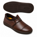 Men's Premium Brown Slip-On Casual Shoes | Soft Comfort | Lightweight Everyday Wear