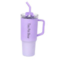 40oz Insulated Stainless Steel Tumbler with Handle & Straw Lid – Lavender Purple